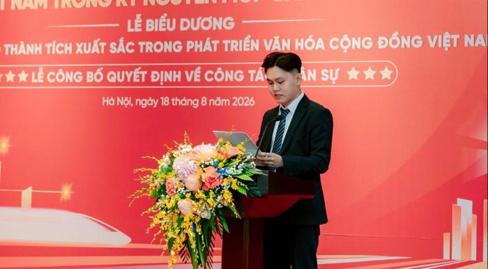 Ông Trần Tuấn Thành, Phó Chủ tịch HĐKH về Văn hóa công nghệ số của Hiệp hội chia sẻ tại Diễn đàn
