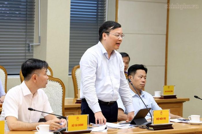 Thứ trưởng Bộ Nội vụ Trương Hải Long phát biểu - Ảnh: chinhphu.vn/Đức Tuân