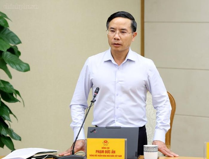 Thống đốc Ngân hàng Nhà nước Việt Nam Phạm Đức Ấn phát biểu - Ảnh: chinhphu.vn/Đức Tuân