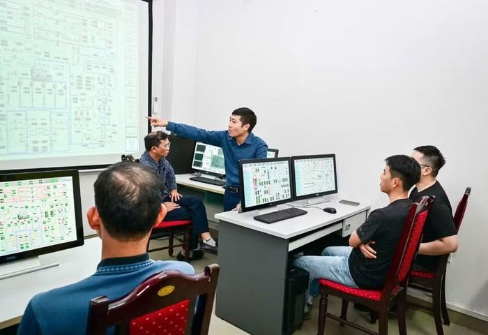 Hoạt động đào tạo, nghiên cứu tại Trung tâm đào tạo hạt nhân Viện năng lượng nguyên tử Việt Nam. (Ảnh BẢO LONG)