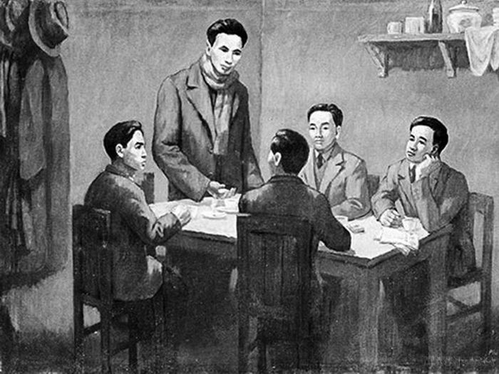 Từ ngày 6/1-7/2/1930, Hội nghị hợp nhất các tổ chức Cộng sản, thành lập Đảng Cộng sản Việt Nam họp ở Hong Kong (Trung Quốc) dưới sự chủ trì của đồng chí Nguyễn Ái Quốc thay mặt cho Quốc tế Cộng sản. (Ảnh: TTXVN)