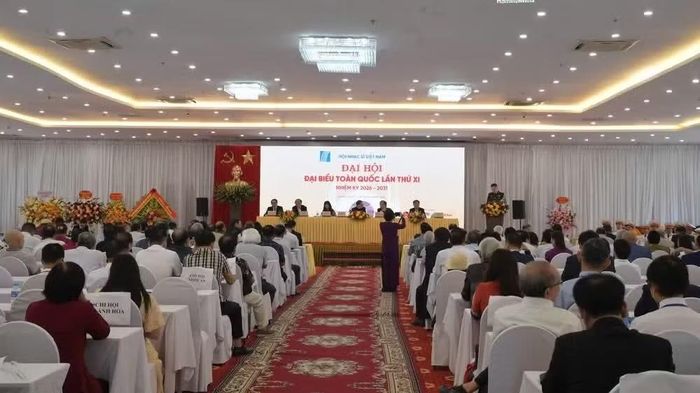 Đại hội đại biểu toàn quốc lần thứ XI của Hội Nhạc sĩ Việt Nam. (Ảnh: VIỆT SỸ)