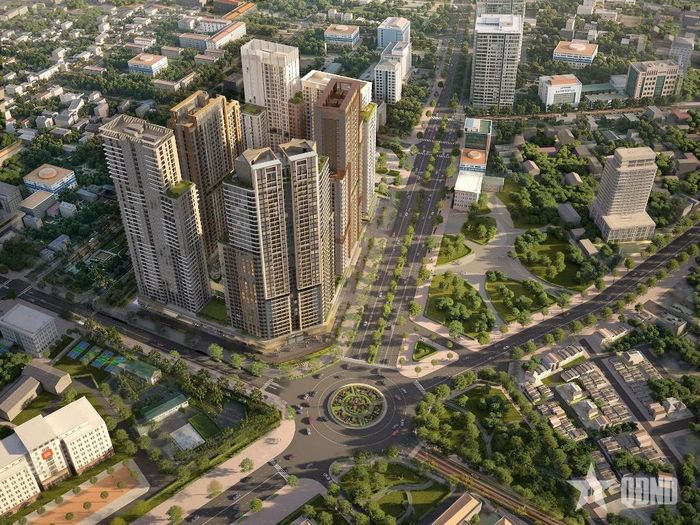 Tổ hợp nhà ở, thương mại dịch vụ Trường Vinh có mức đầu tư gần 9.000 tỷ đồng.