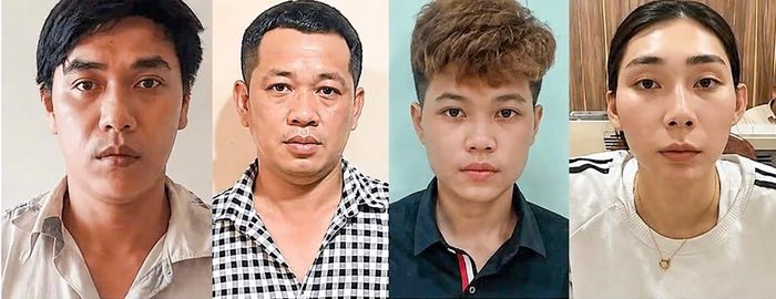 Các nghi phạm trong vụ án. Ảnh: CACC