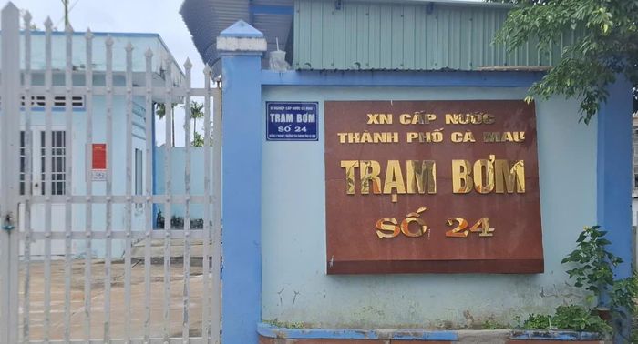  Trạm bơm chống ngập đặt tại khu vực hồ Vân Thuỷ, phường Tân Thành, tỉnh Cà Mau 