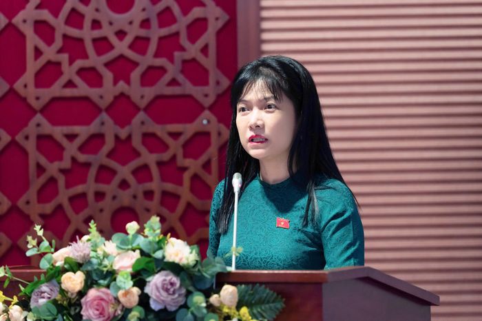  Phó Chủ nhiệm Thường trực Ủy ban Công tác đại biểu Tạ Thị Yên. Ảnh: QUANG PHÚC 