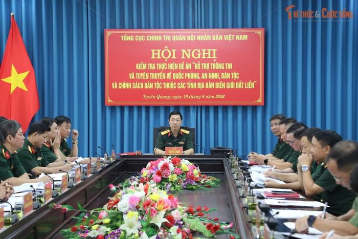 Quang cảnh hội nghị kiểm tra. Ảnh: Trà Khánh.
