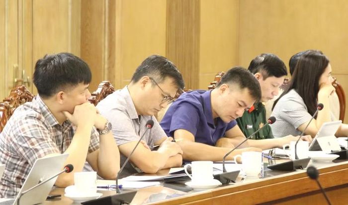 Đại diện các cơ sở giáo dục đại học tham dự cuộc họp.