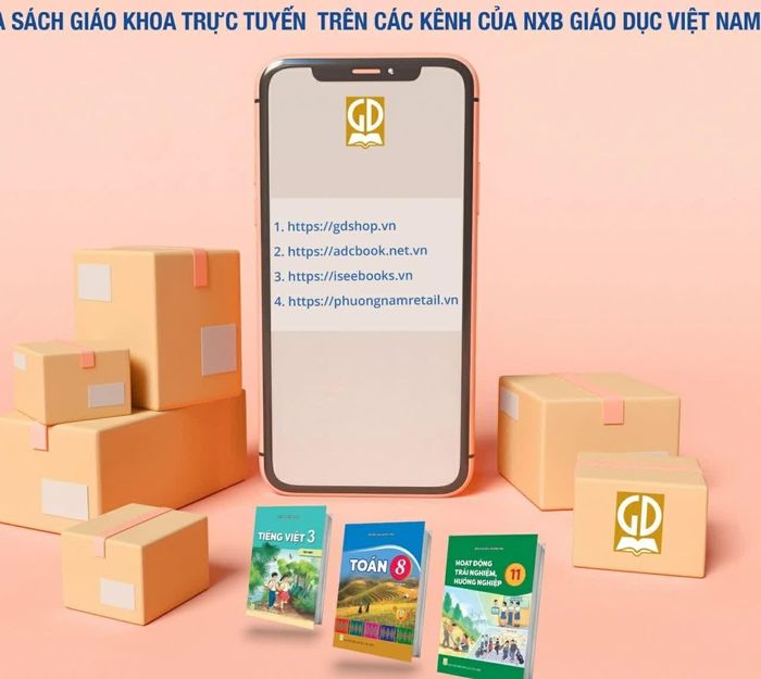 Mua sách giáo khoa trực tuyến trên các kênh của NXB Giáo dục Việt Nam. (Nguồn: NXB Giáo dục Việt Nam)