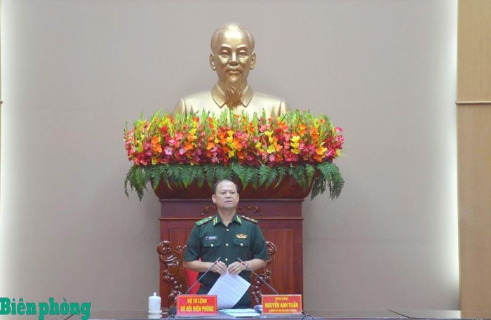 Trung tướng Nguyễn Anh Tuấn phát biểu kết luận hội nghị. Ảnh: TK