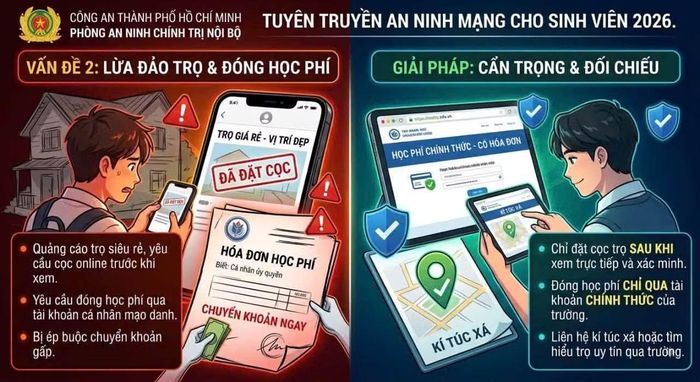 Cảnh báo dành cho tân sinh viên trong dịp nhập học của Công an TPHCM