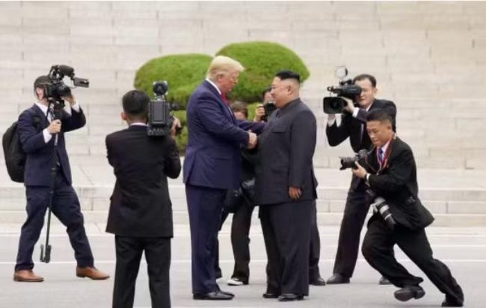 Ông Trump và ông Kim gặp nhau năm 2019. (Ảnh: Reuters)