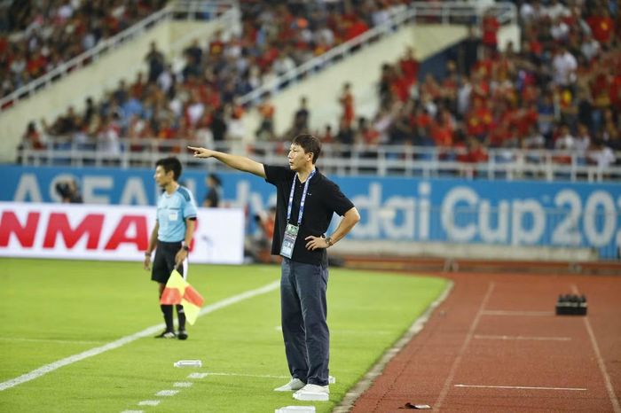 HLV Kim Sang-sik tiếp tục đưa đội tuyển Việt Nam vào chung kết ASEAN Cup (ảnh Như Ý)