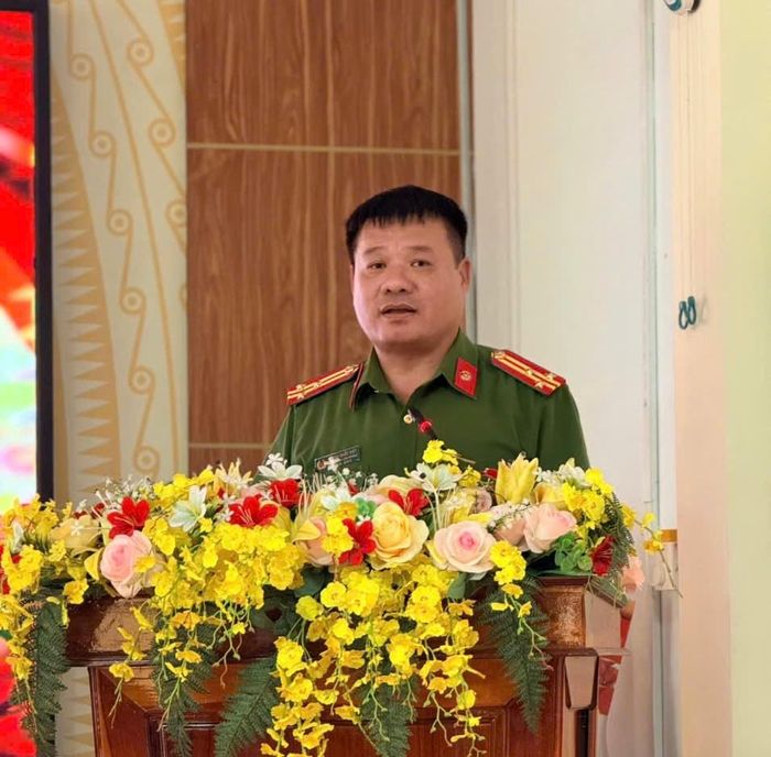Thượng tá Dương Quốc Việt - Phó trưởng Phòng Cảnh sát điều tra tội phạm về tham nhũng, kinh tế, buôn lậu, môi trường Công an tỉnh Gia Lai.