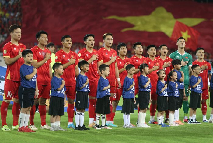 Tuyển Việt Nam tự tin thể hiện hết khả năng trên sân nhà. Ảnh: S.N