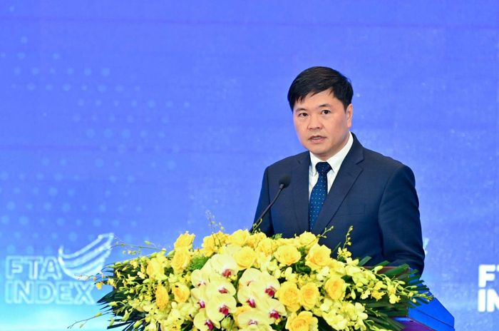 Ông Hoàng Minh Cường - Phó Chủ tịch UBND TP Hải Phòng phát biểu tại sự kiện. Ảnh: Nguyễn Nam