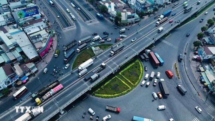 Một góc Thành phố Hồ Chí Minh. (Ảnh: TTXVN phát)