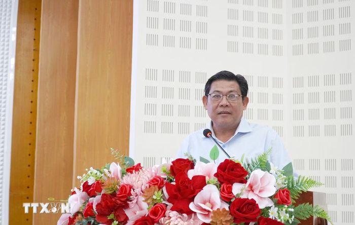 Phó Chủ tịch Ủy ban Nhân dân tỉnh An Giang, ông Ngô Công Thức. (Ảnh: Văn Sĩ/TTXVN)