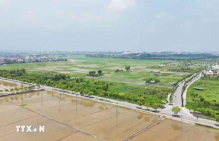 Hai xã Phúc Thịnh và Thư Lâm thí điểm mô hình “xã, phường xã hội chủ nghĩa.” (Ảnh: Phan Phương/TTXVN)