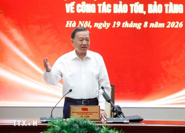 Tổng Bí thư, Chủ tịch nước Tô Lâm phát biểu. (Ảnh: Thống Nhất/TTXVN)