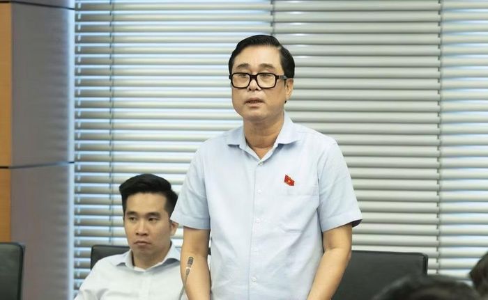 Đại biểu Nguyễn Cao Sơn, đoàn Đại biểu Quốc hội tỉnh Phú Thọ. (Ảnh: Media Quốc hội)