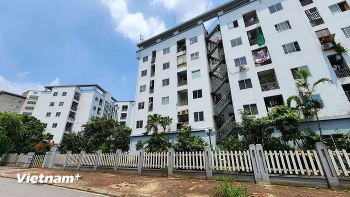 Một dự án nhà ở xã hội tại phường Việt Hưng, thành phố Hà Nội. (Ảnh: Việt Hùng/Vietnam+)