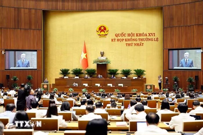 Quang cảnh phiên họp. (Ảnh: Doãn Tấn/TTXVN)