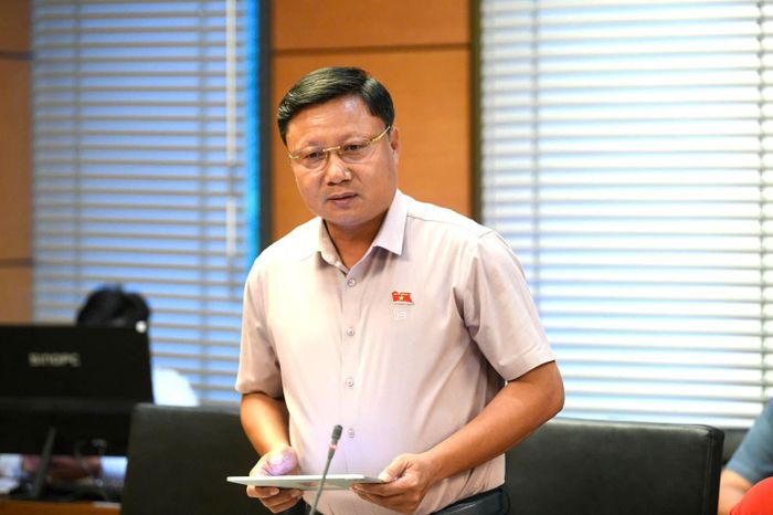 Đại biểu Lê Trọng Hòa (Đoàn ĐBQH tỉnh Quảng Ninh) phát biểu ý kiến.