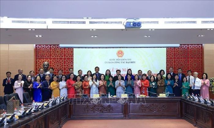 Các đại biểu chụp ảnh chung. Ảnh: Tuấn Anh/TTXVN