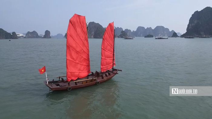 Hình ảnh những chiếc thuyền buồm điểm nhấn của du lịch tỉnh Quảng Ninh trong thời gian gần đây.