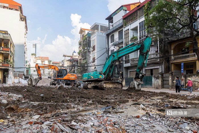 Thông tin nhanh với Người Đưa Tin, lãnh đạo UBND phường Cầu Giấy cho biết, công tác giải phóng mặt bằng đến nay đã hoàn tất.