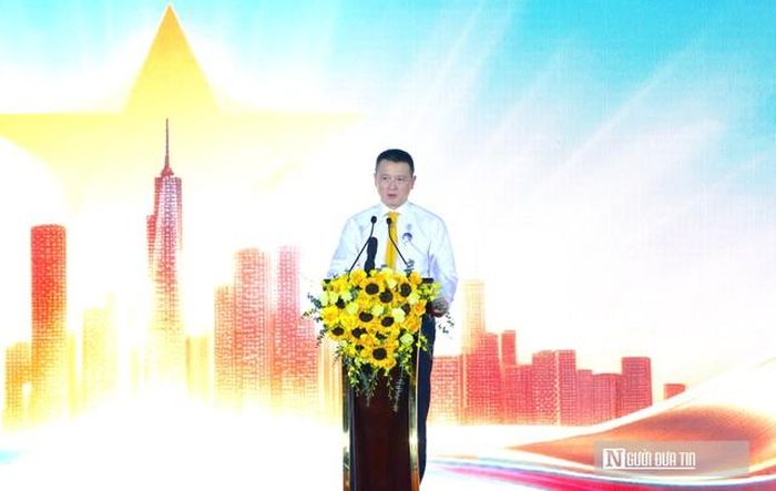 Ông Đặng Minh Trường - Chủ tịch HĐQT Tập đoàn Sun Group phát biểu. 