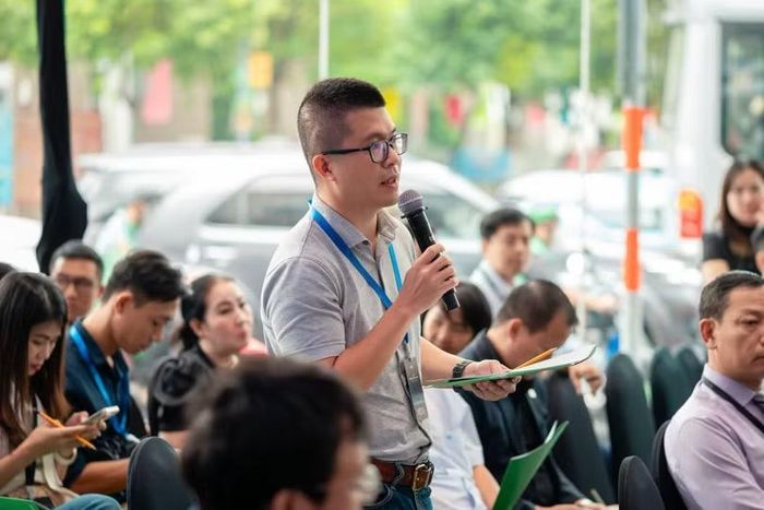 Anh Ngô Kỳ Lam tại một sự kiện của VETC. Ảnh: VETC.