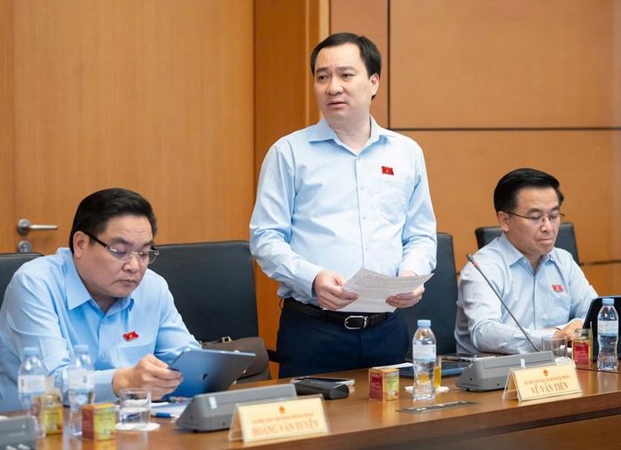 Đại biểu Vũ Văn Tiến (Đoàn thành phố Hải Phòng). Ảnh: Bích Hồng/Bnews/vnanet.vn