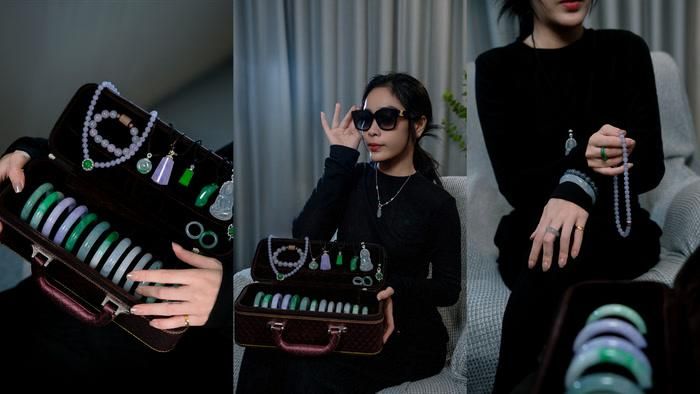 Mỹ Tuyền và bộ sưu tập ngọc phỉ thúy của mình 