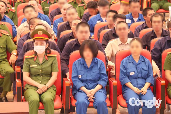 Các bị cáo tại điểm cầu trại tạm giam Chí Hoà (T30)