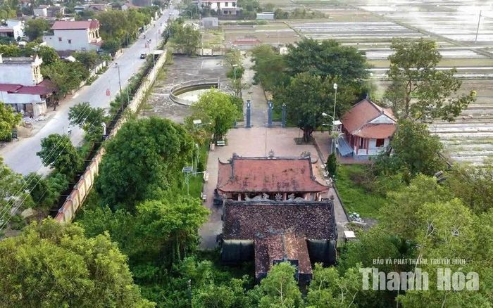Toàn cảnh Khu Di tích cách mạng cồn Ba Cây (xã Hoằng Châu).