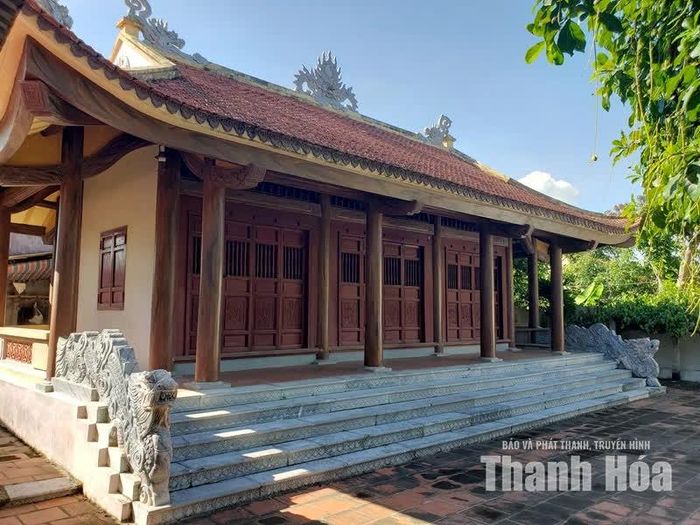 Ngôi nhà lưu niệm đồng chí Lê Chủ trên quê hương cách mạng Thiệu Tiến.