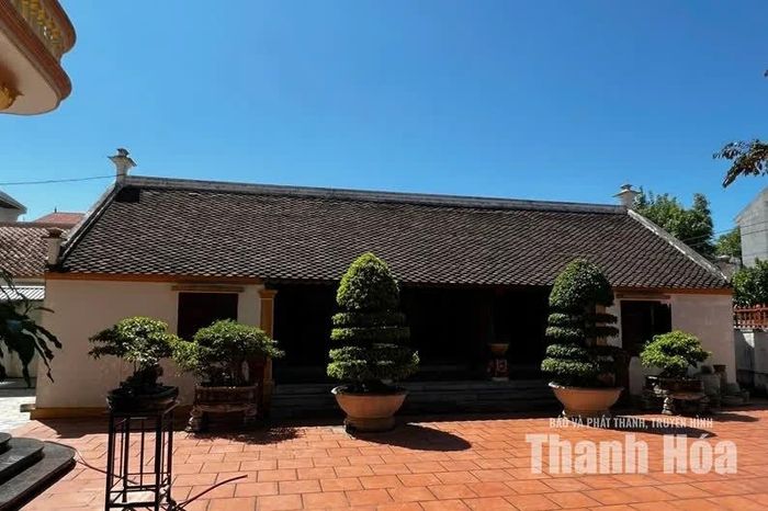 Ngôi nhà của đồng chí Lê Oanh Kiều - địa điểm diễn ra Hội nghị thành lập Chi bộ Hàm Hạ - chi bộ Đảng đầu tiên của tỉnh Thanh Hóa.