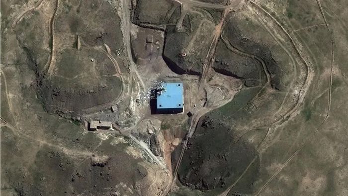 Một địa điểm liên quan đến số vật liệu hạt nhân mới được Syria khai báo. Ảnh: CCTV.