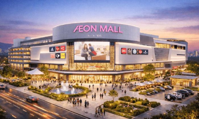 Phối cảnh dự án Trung tâm thương mại Aeon Mall Bắc Ninh Tân Tiến.