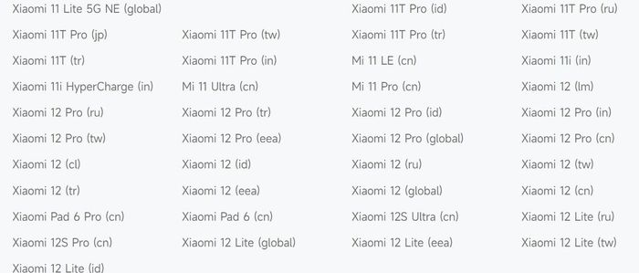 Danh sách các thiết bị Xiaomi chính thức ngừng nhận hỗ trợ cập nhật phần mềm mới từ hãng