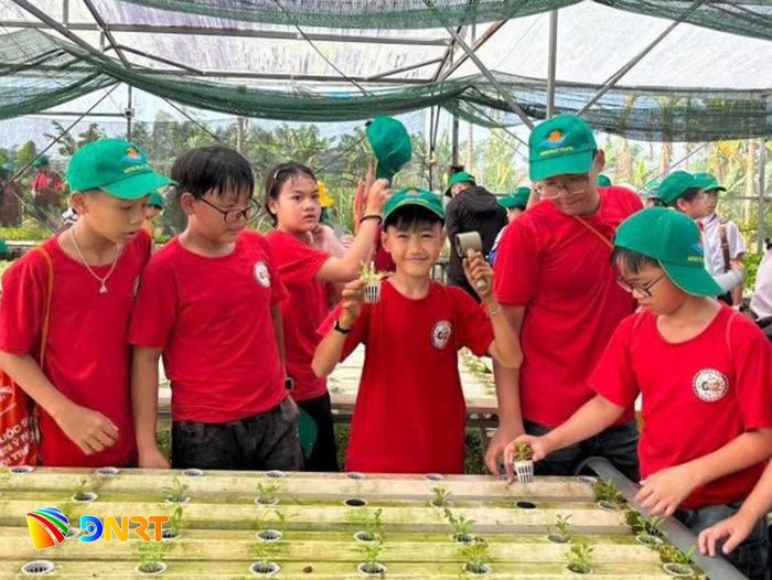 Học sinh Trường THCS Phạm Ngọc Thạch (phường Sơn Trà) trong một hoạt động ngoại khóa. Ảnh: NHẬT HẠ