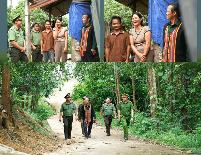 Sự gần gũi với bà con là cách ông Nguyễn Văn Mé giữ vai trò cầu nối ở cơ sở. Ảnh: TRÂM ANH