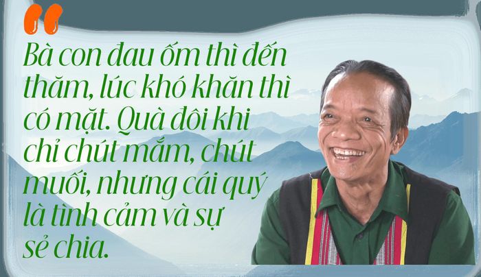 Ông Nguyễn Văn Mé, Bí thư Chi bộ thôn 5, xã Phước Năng.