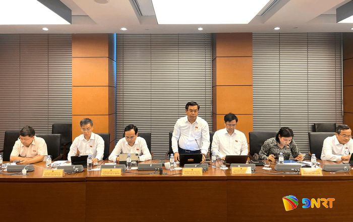 Đại biểu Quốc hội Vương Quốc Thắng (Đà Nẵng) phát biểu thảo luận. Ảnh: HỒNG CHÂU
