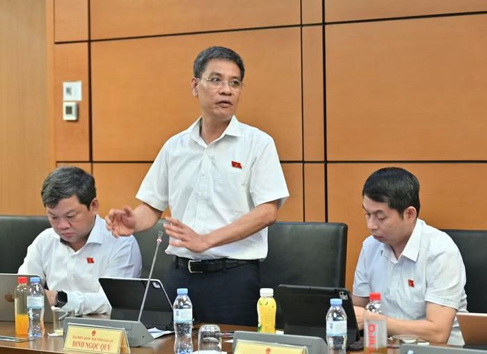  ĐB Đinh Ngọc Quý đề nghị cơ chế ngân sách phải vừa bảo đảm kỷ luật tài chính, vừa đủ linh hoạt để đáp ứng đặc thù của từng lĩnh vực. Ảnh: Đoàn ĐBQH tỉnh Gia Lai 