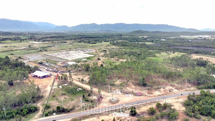 Khu vực xây dựng Cụm Công nghiệp Phước Tiến.