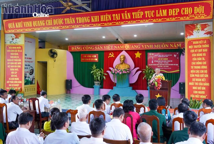 Quang cảnh buổi lễ kỷ niệm.