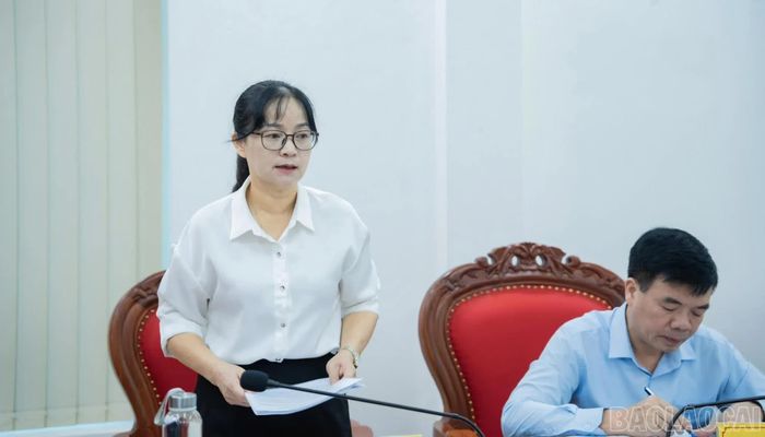 Đồng chí Trần Thị Thúy Hải - Phó Bí thư Thường trực Đảng ủy xã Yên Bình.